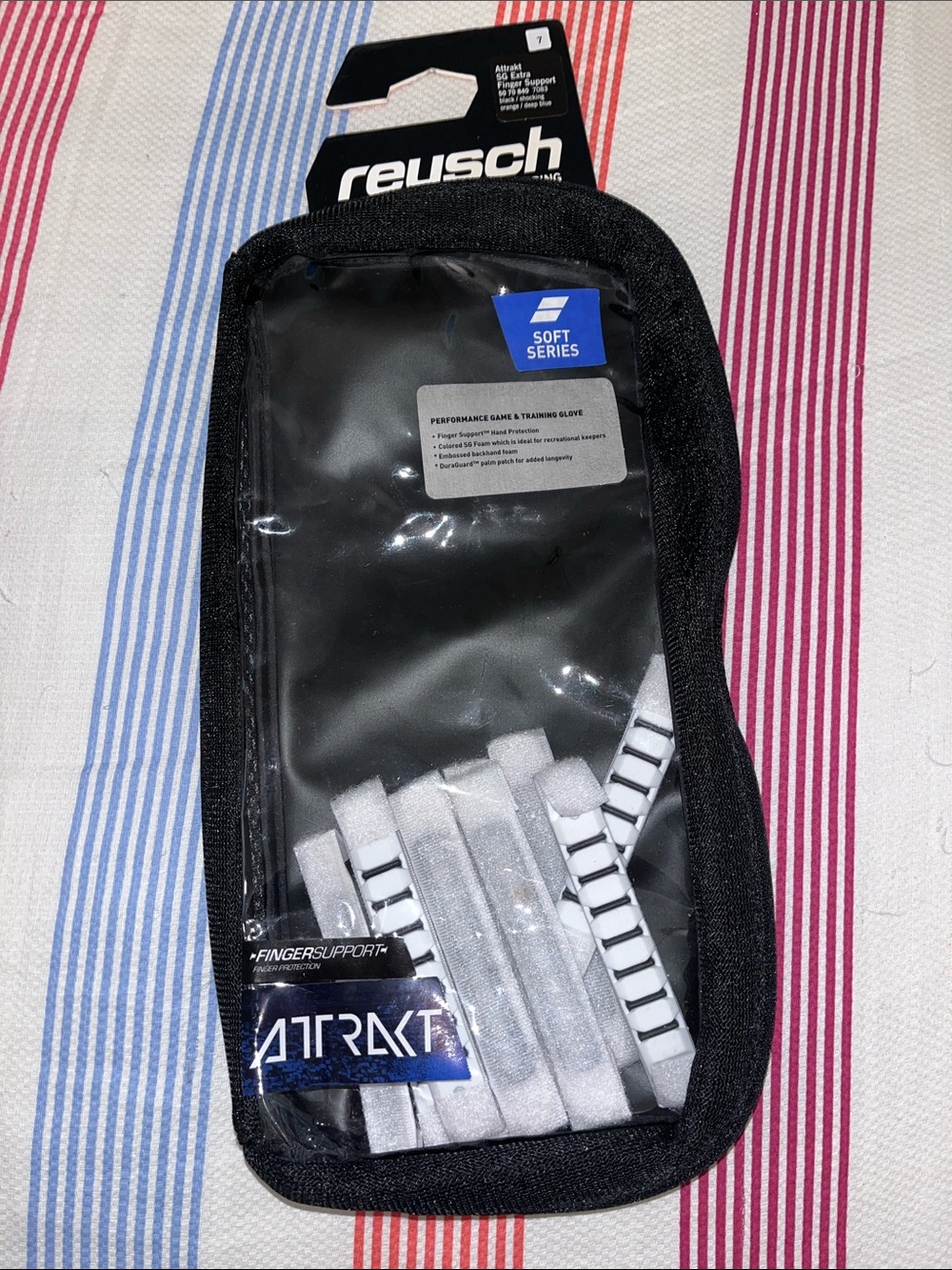 New (10) Reusch Attrakt Infinity Finger Support Sticks for Goalkeeper Gloves.